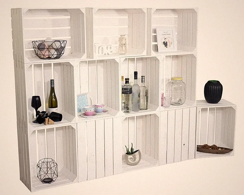 Großes Regal "Mammut" als Raumtrenner oder Deko-/Bücherregal Büro Wohnwand DIY