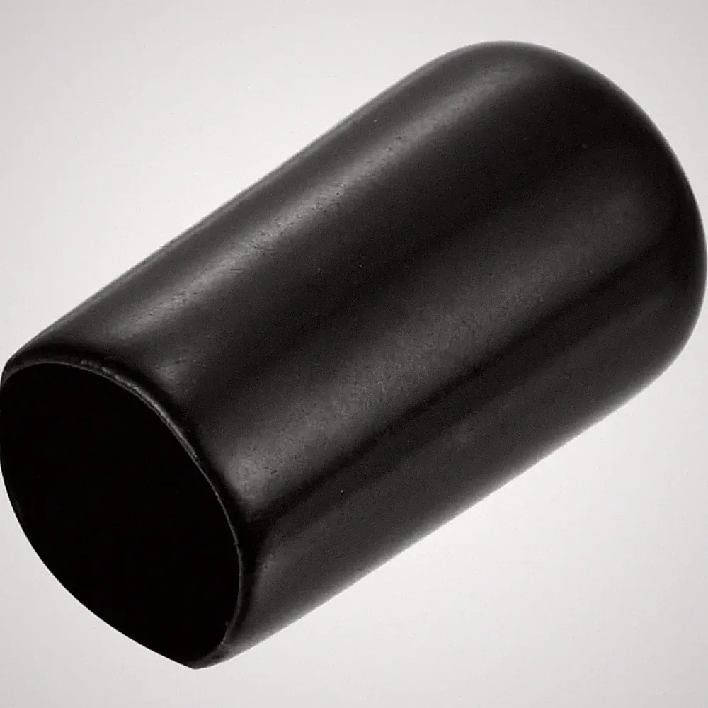 Gummi Endkappen 10mm Schutzkappen PVC Stopfen Gleiter Möbel Rohr Schwarz