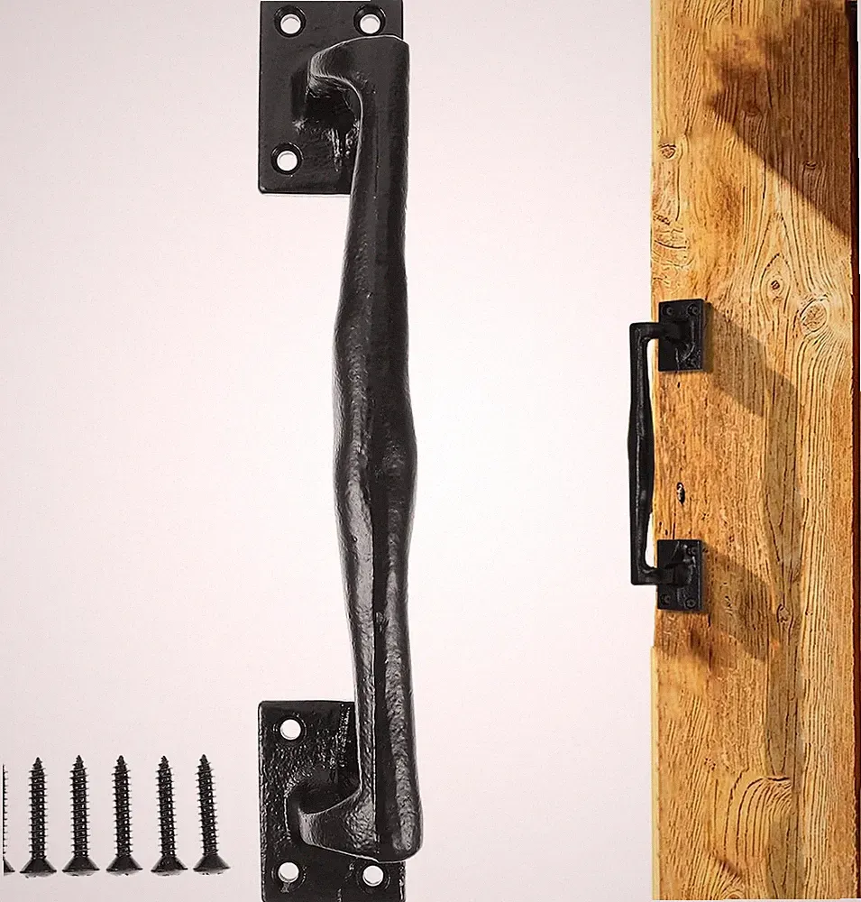 Gusseisen Türgriff rustikal für Scheunentore Garagentore Holzplatten & Möbel