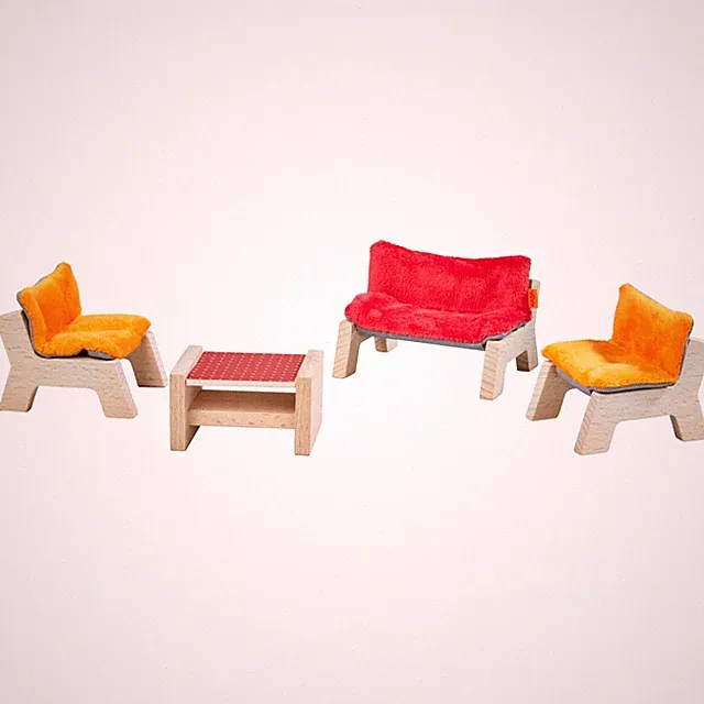 Haba Little Friends Puppenhaus Möbel Wohnzimmer 303840 Neu Ovp