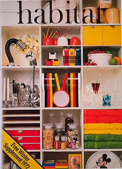 HABITAT Winter 72 catalog PALASET Conran STORAGE Lights INTERIOR DESIGN magazine