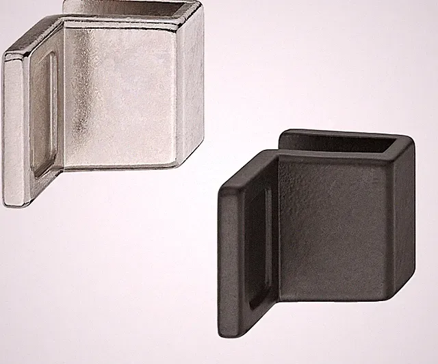 Häfele Glastürgriff zum Klemmen 4-6 mm Glas Vitrinengriff Glasgriff Griff