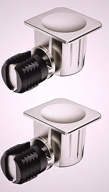 Häfele Tablarverbinder Möbelverbinder Ixconnect Tab 15 T für Holzdicke ab 18 mm