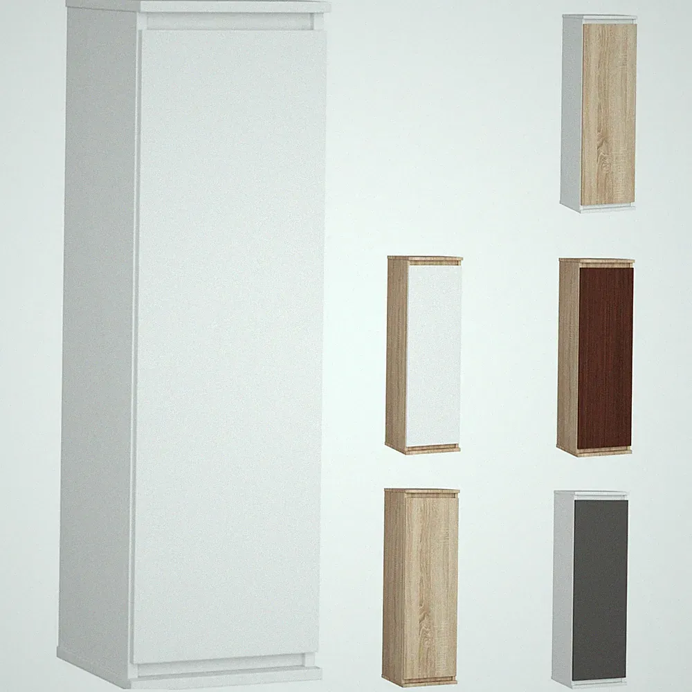 Hängender Schrank AKORD W30 30 cm Tür 3 Regalen B30xH99xT30 cm