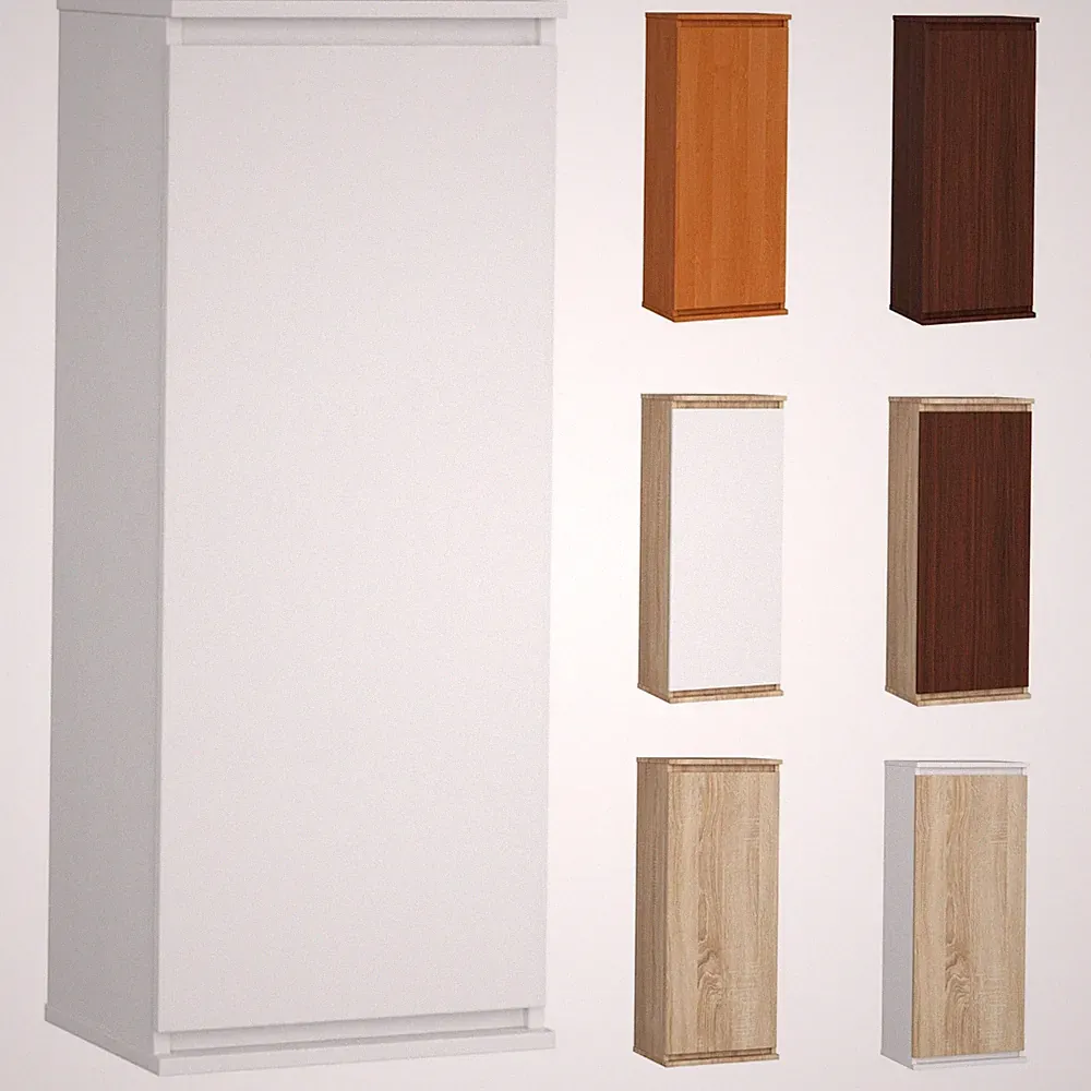 Hängender Schrank AKORD W40 40 cm Tür 3 Regalen B40xH99xT30 cm