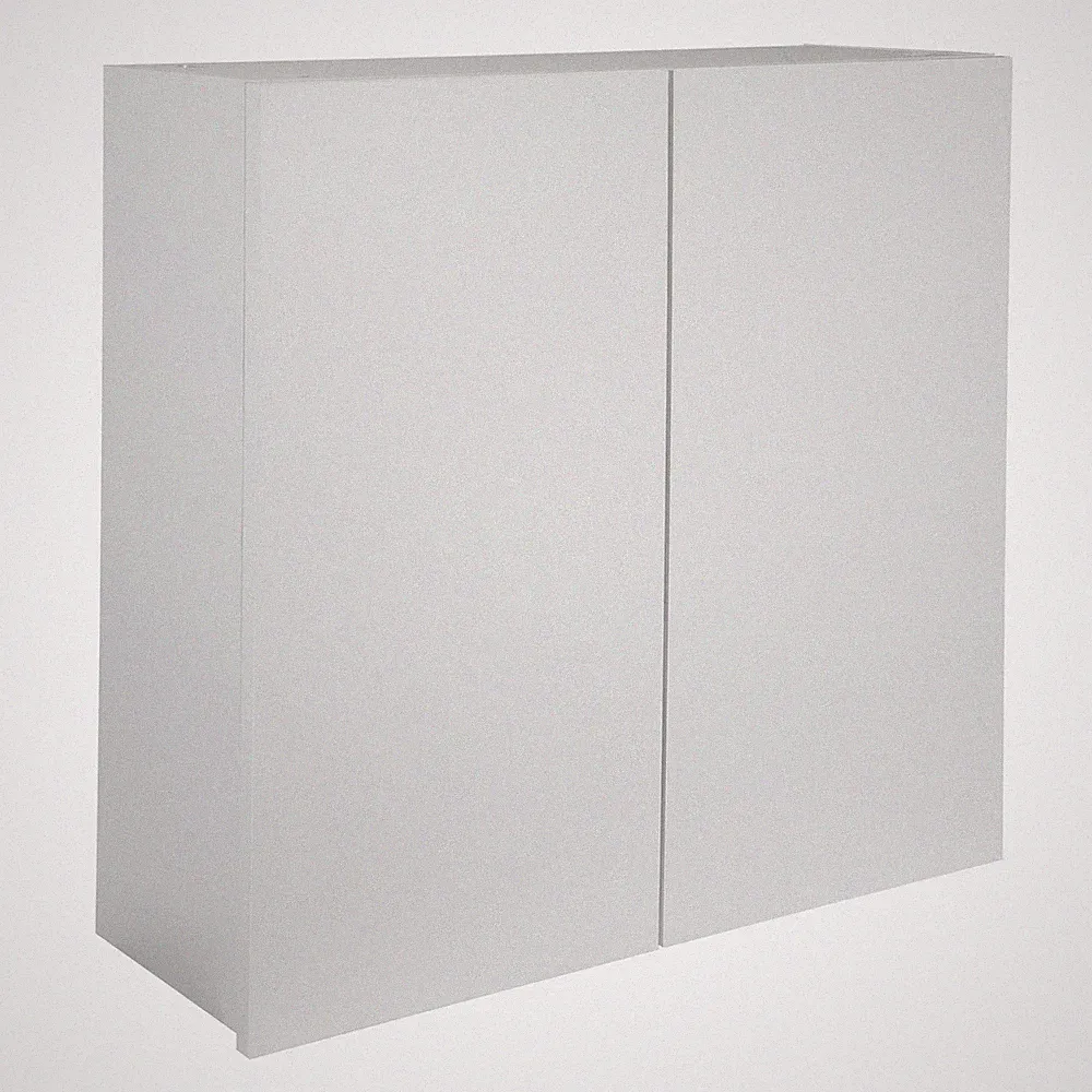 Hängeschrank "Anna" in weiß für Badezimmer 600x600x200mm Flügeltüren