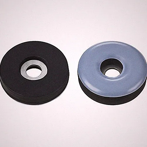 haggiy PTFE Möbelgleiter - Kunststoffgleiter rund mit Schraube