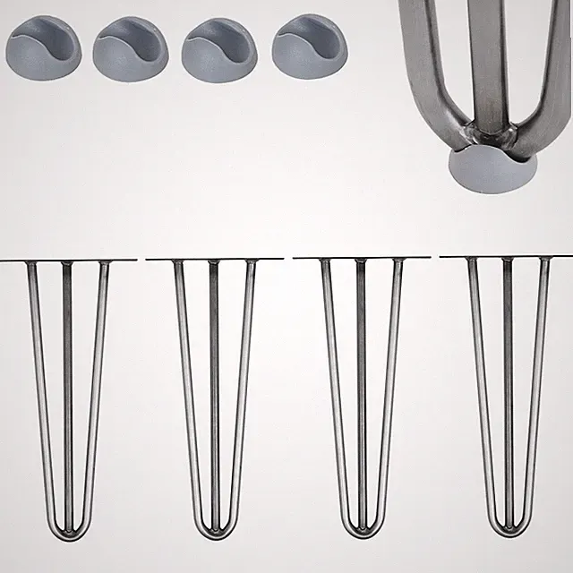 Hairpin Leg 4 Stück 45CM Stahl Stützfuß haarnadelbein Tischkufen Möbelbein