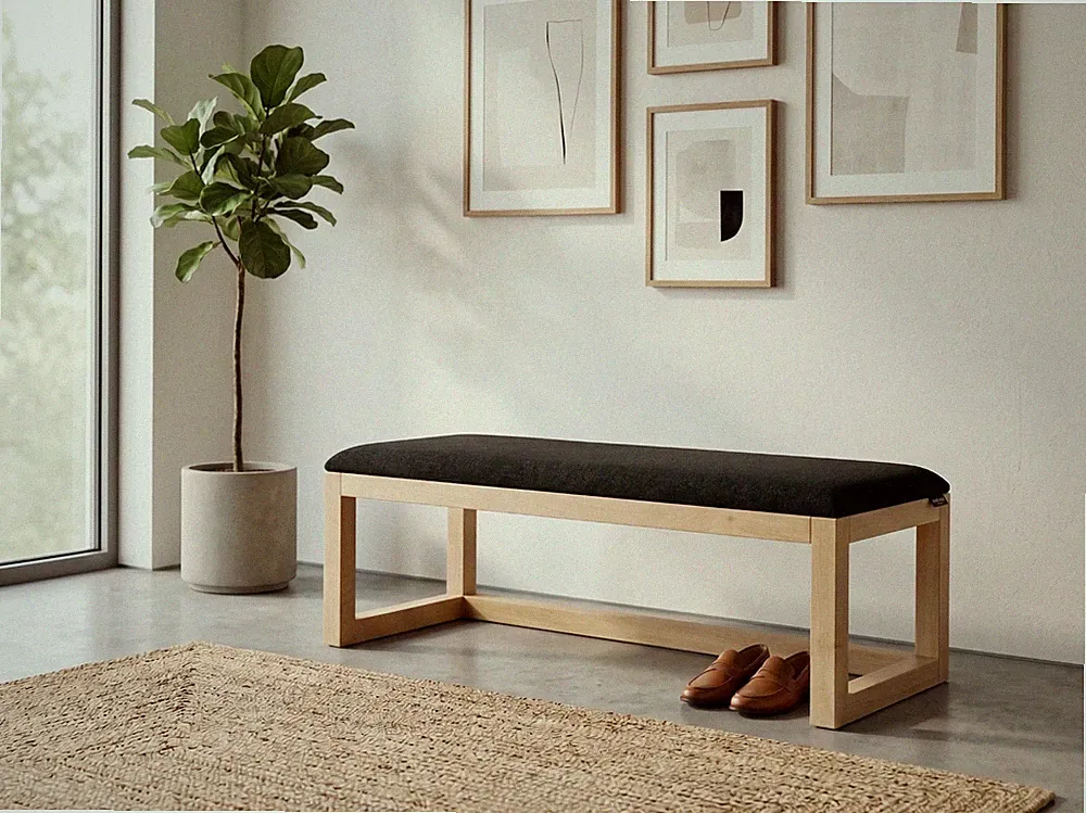 Handgefertigte Polsterbank Genesis Edition Thin Seat STRONG-15 60cm
