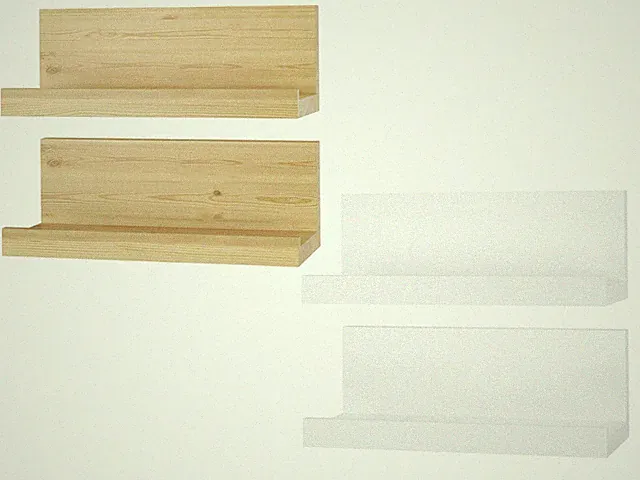Handy-Ablage Regal Ablagebrett Kiefer Massivholz Bettablage Holzleiste Jugend
