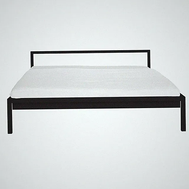 Hans Hansen Bett Schlafstätte Pure Bett 200 x 210 cm schwarz Bettmöbel Möbel