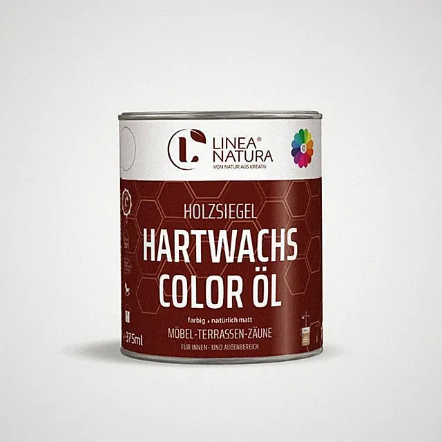Hartwachs Color Öl Möbelöl Hartwachsöl Holzöl Fußbodenöl lasierend farbig 375ml