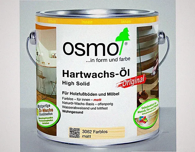 Hartwachs-Öl 3062 Farblos 2,5 Liter matt