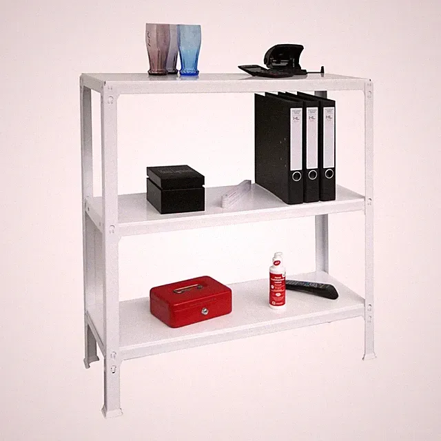 Haushaltsregal Steckregal Keller Garage Bücherregal Küche Abstellraum Büro weiß