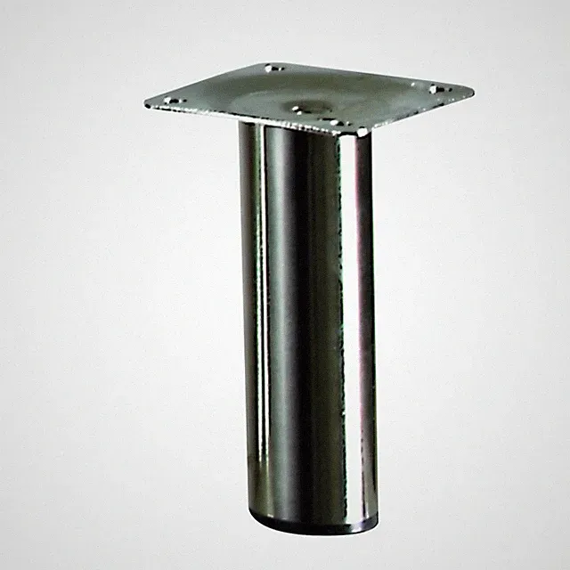 HETTICH Möbelfuß, Edelstahl finish, Ø 30 x 100mm
