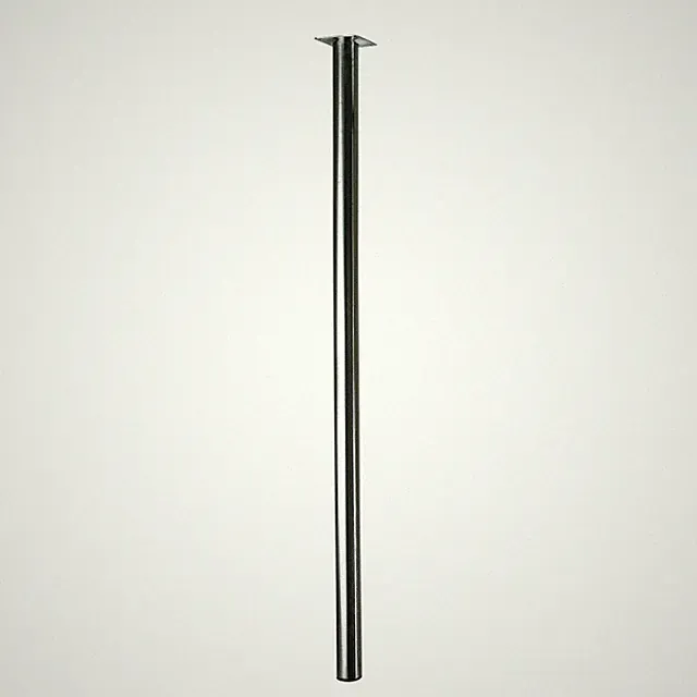 HETTICH Möbelfuß/Tischbein, Edelstahl finish, Ø 30 x 800 mm