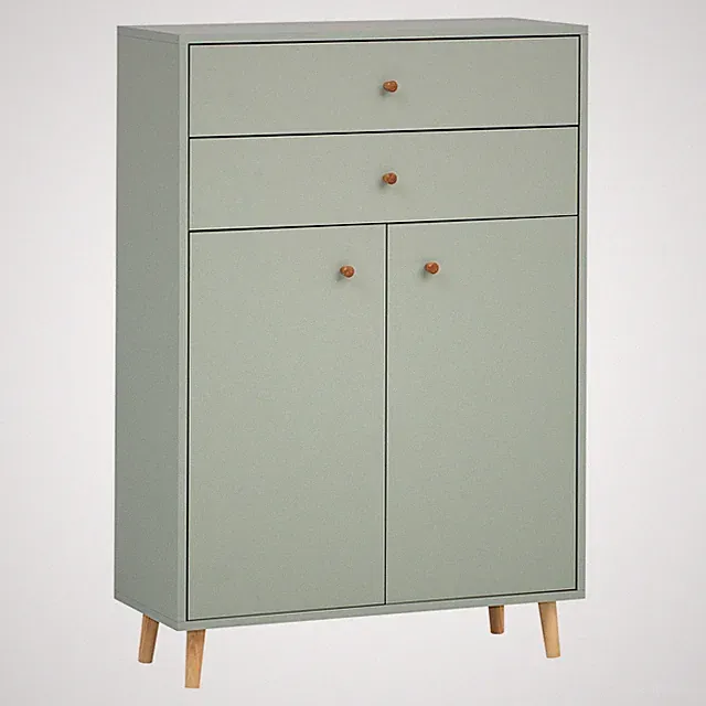 Highboard - pistazie - 77 cm breit