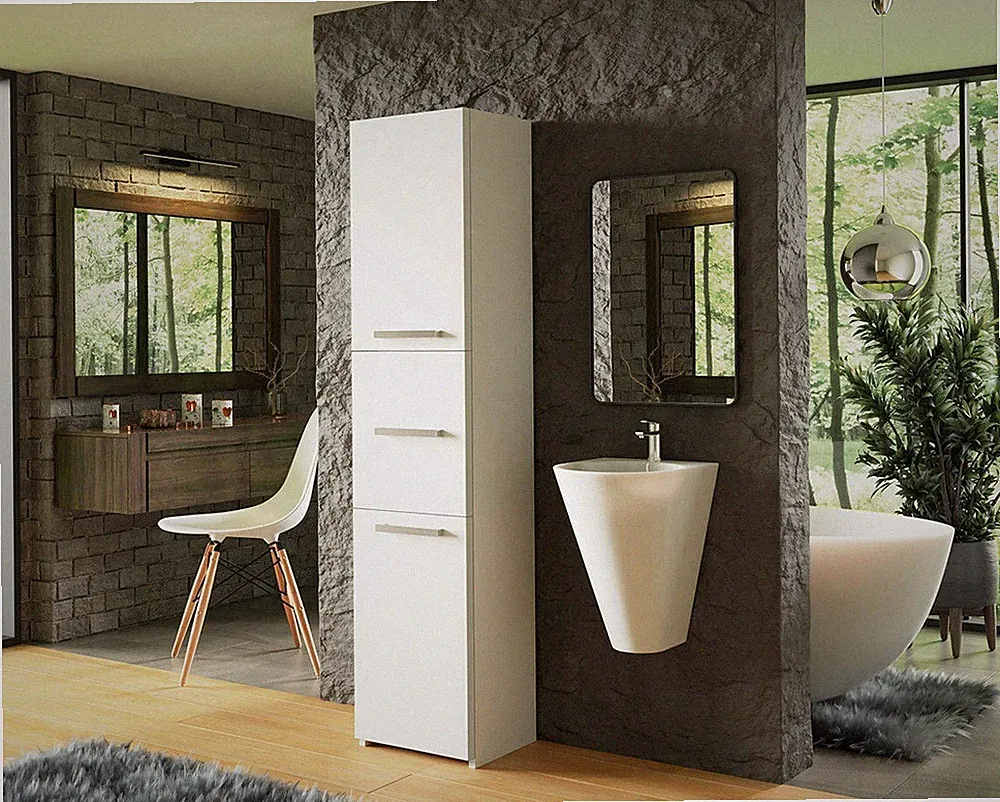 Hochschrank Amers A43 Regal Badezimmerschrank Standschrank Standregal M24