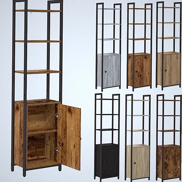 Hochschrank Bücherregal aus Holzwerkstoff Badezimmerwaschtisch Badezimmermöbel