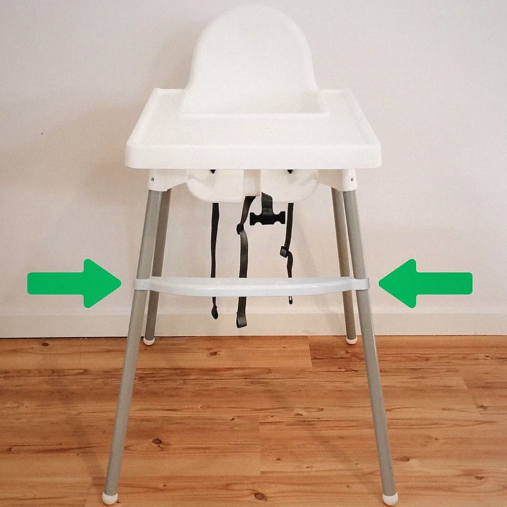 Hochstuhl Fußablage kompatibel mit IKEA Antilop Fußstütze Sitzerhöhung