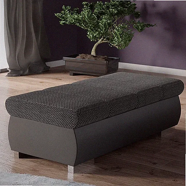 Hocker Bobby Groß Sitzbank Fußhocker Sitzhocker Farbauswahl Polstermöbel Pouf
