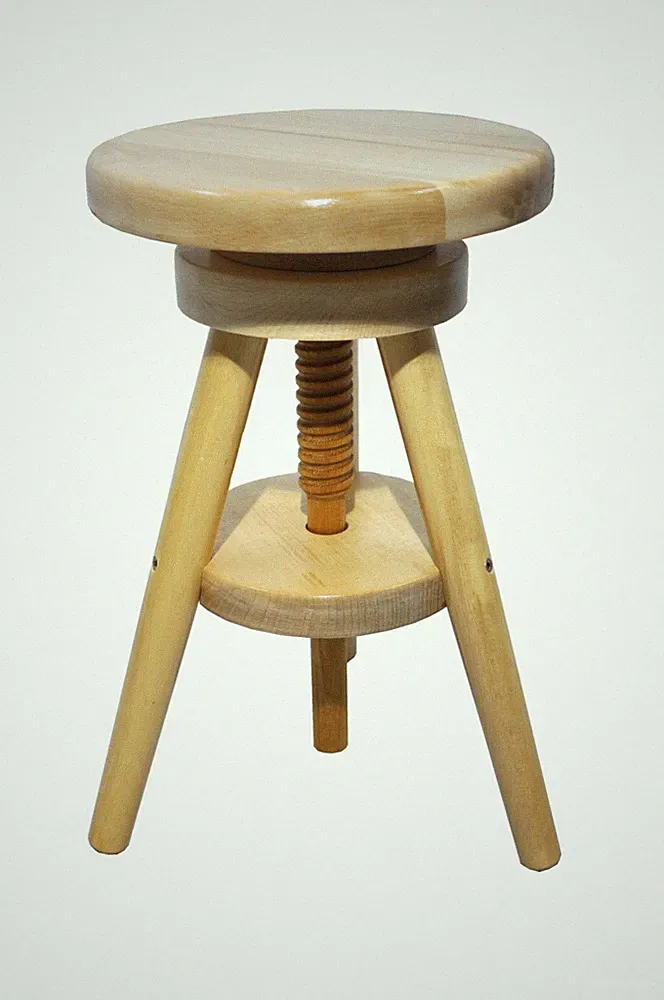 Hocker Massiv Schemel Stuhl Sitz Sitzmöbel Buche Drehhocker Barhocke 52-70cm Neu