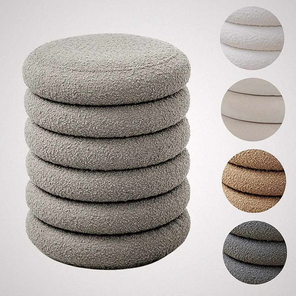 Hocker mit Stauraum Sitzhocker Ottomane gepolstert SVITA BLOSSOM XS
