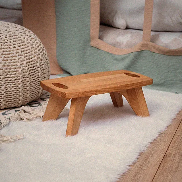 Hocker Tritthocker Schemel Fußbank Fußhocker Kinderhocker Kinder Holz Geschenk