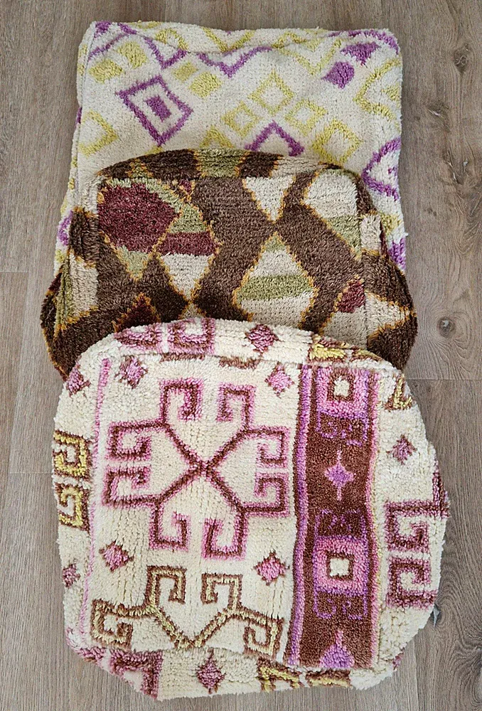 Hockerbezug (nur) 60 cm x 60 cm x 30 cm oder 45 cm x 45 cm x 45 cm