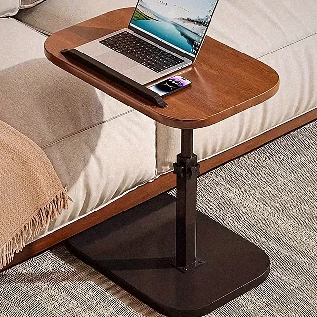 Höhenverstellbar Beistelltisch Tisch Laptoptisch Schmal Modern Metall Für Tische