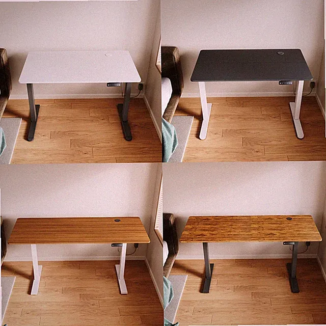 Höhenverstellbar Schreibtisch Elektrisch Bürotisch Stehtisch Memory 100-160cm