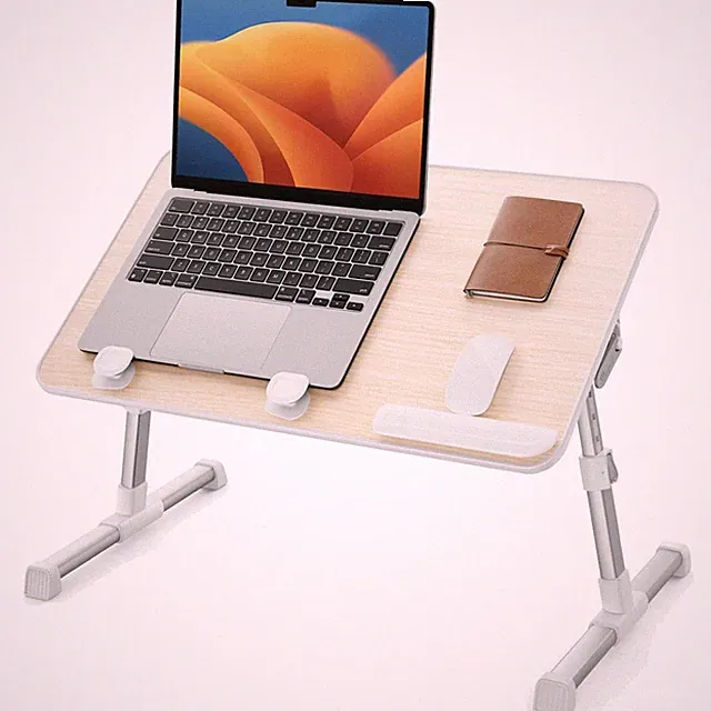 höhenverstellbarer Betttisch Klappbar Laptop Tisch Sofa Lesen Schreib