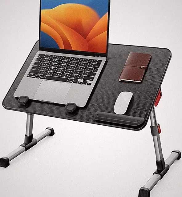 Höhenverstellbarer Betttisch SAIJI 4 Winkel Klappbarer Lapdesk