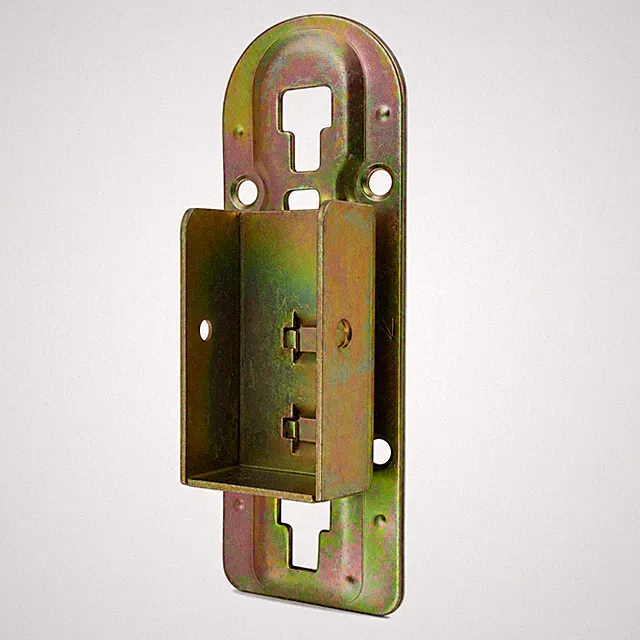 Höhenverstellbarer Bettverbinder Möbelverbinder 140mm Einhängeverbinder Stahl