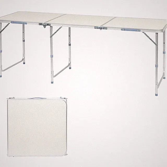 Höhenverstellbarer Gartentisch Klapptisch Camping Esstisch Outdoor Balkon