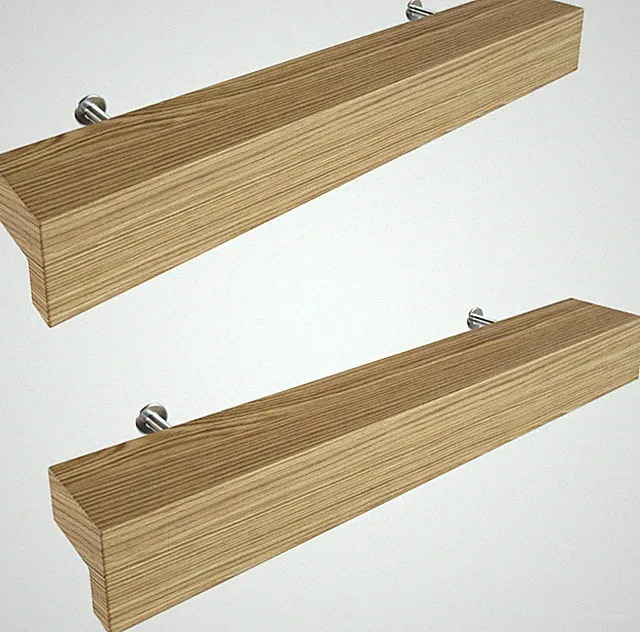 Holz Möbelgriffe aus Eiche | GAH01 | Lochabstand 96mm, Länge 156mm, 2 Stück