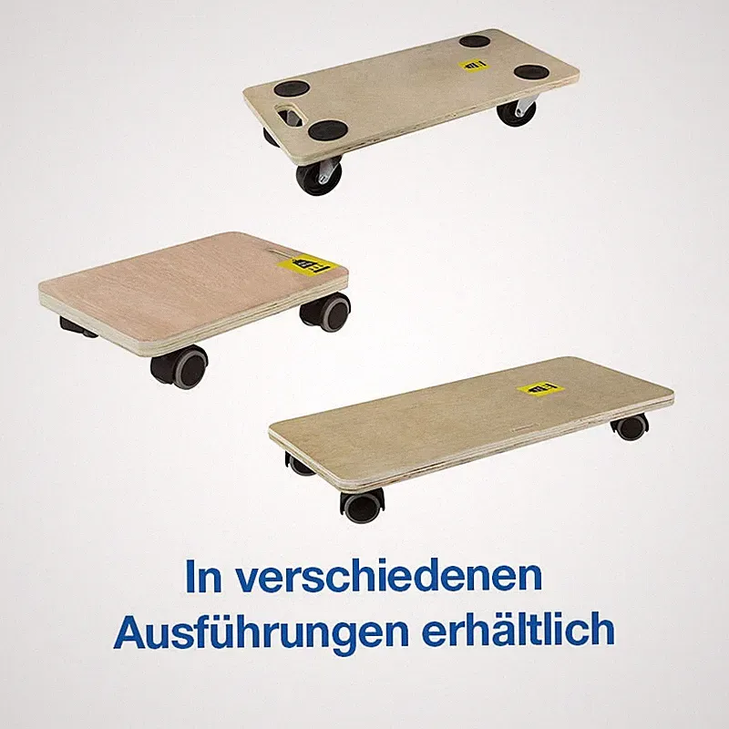 Holz Möbelroller Transportroller Rollbrett 80 / 300 kg verschiedene Maße