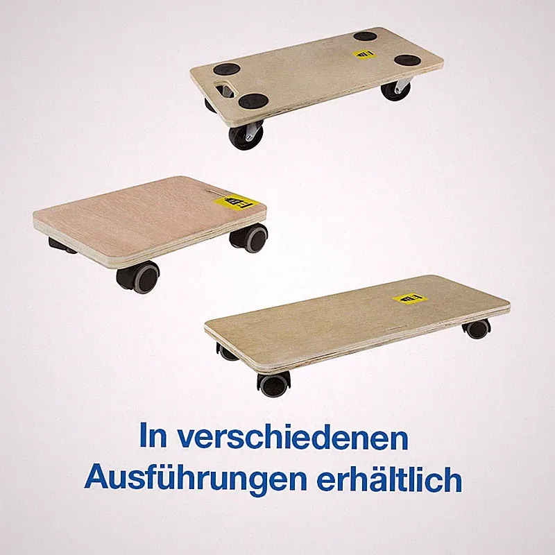 Holz Möbelroller Transportroller Rollbrett 80 / 300 kg verschiedene Maße