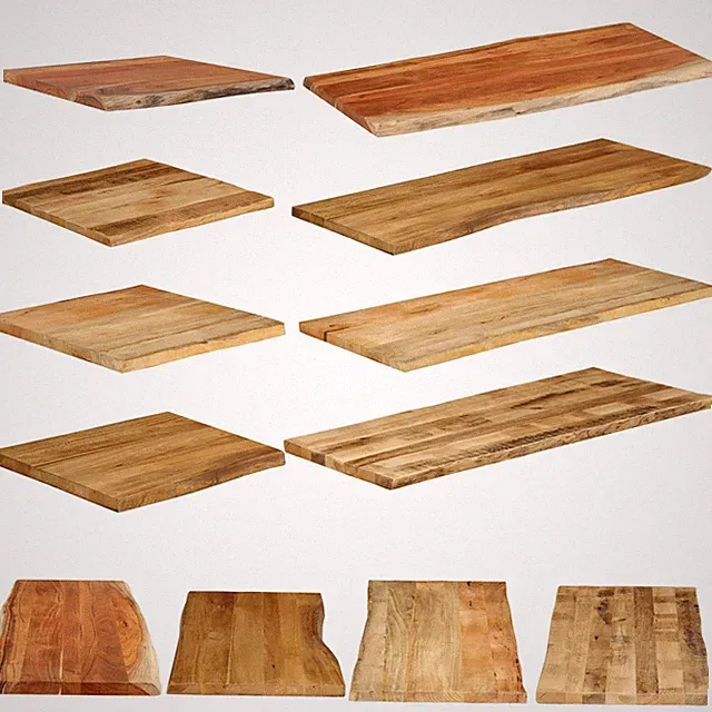 Holz Tischplatte Baumkante Holztischplatte Ersatz Platte Holzplatte für Tisch