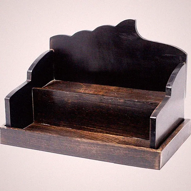 Holzkiste Schlüssel Schmuck Mangoholz 22×35×24 cm Displayständer Kästchen