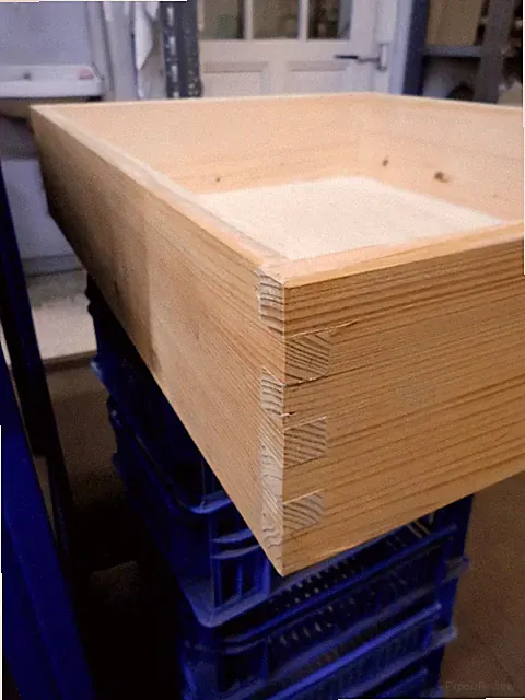 Holzkisten Lade Box Lagerkasten Regaleinsatz Neu Schreinerarbeit verzinkt Deko