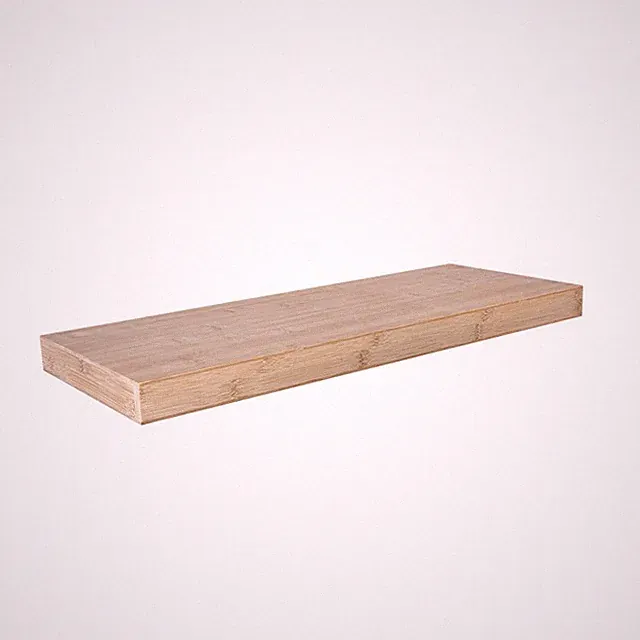 Holzwandregal Schweberegal Hängeregal aus natur Bambus - 60x24 cm - Luonto