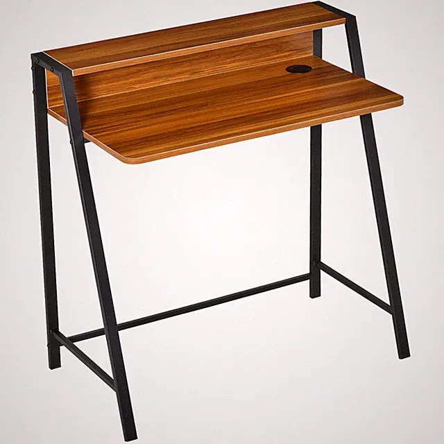 HOMCOM Schreibtisch Computertisch Bürotisch Arbeitstisch mit Ablage Refurbished
