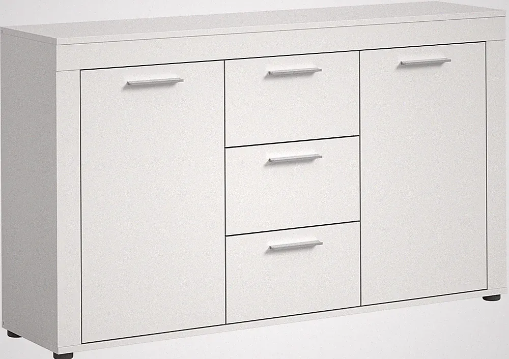 Homes & Jones Sideboard 125 cm breit mit 3 Schubladen, Mehrzweckschrank