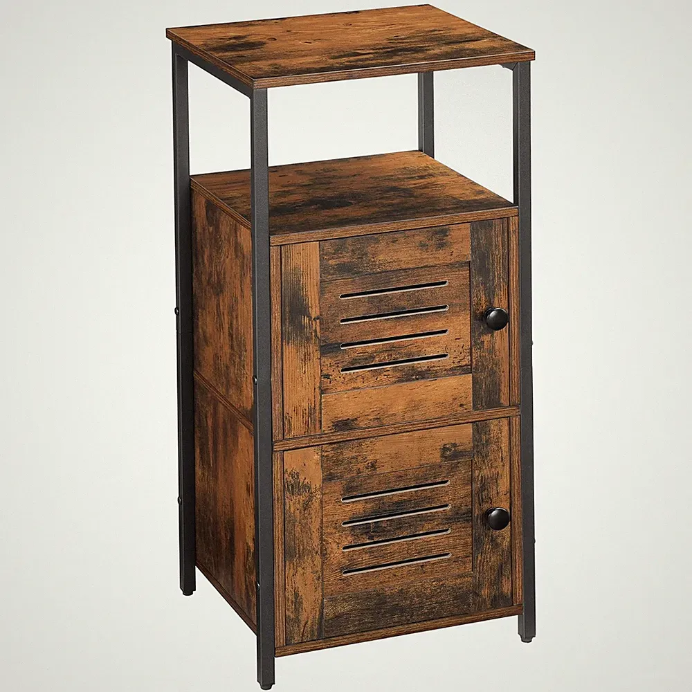 HOOBRO Badezimmerschrank, Beistellschrank, Badschrank, Nachttisch, Kommode Sc...