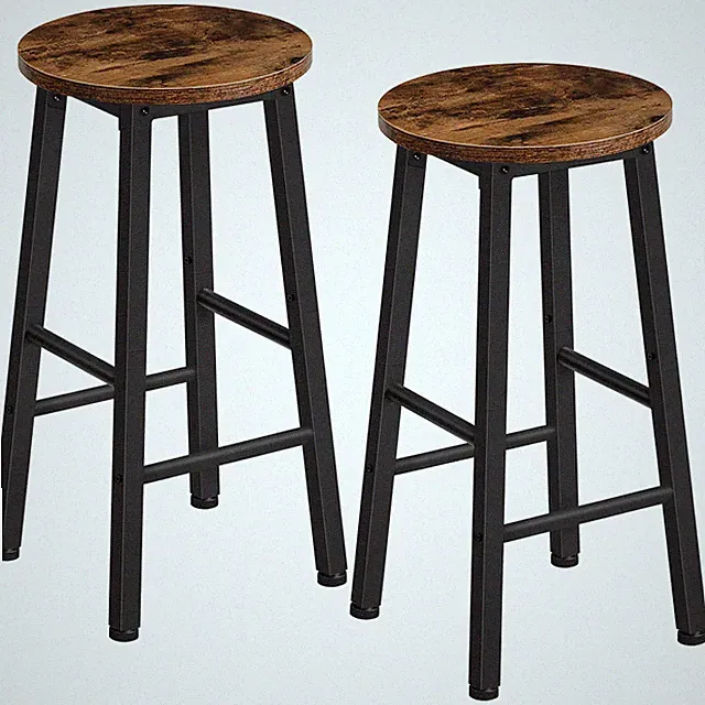 HOOBRO Barhocker 2er-Set Barstuhl für die Küche für Restaurant Küche Bar Vintage