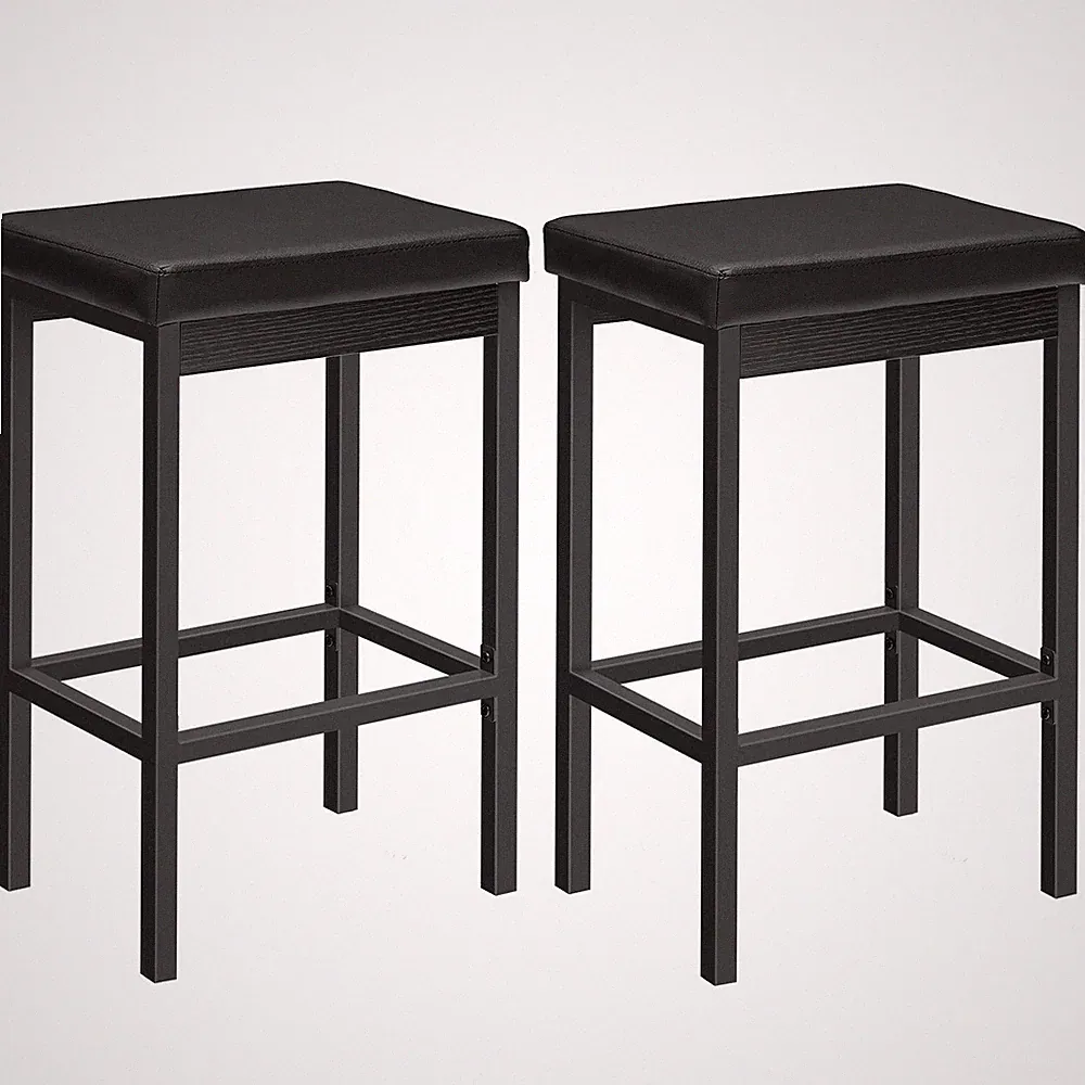 HOOBRO Barhocker 2er-Set Barstuhl Küchenhocker 5 cm gut gepolsterte Sitzfläche