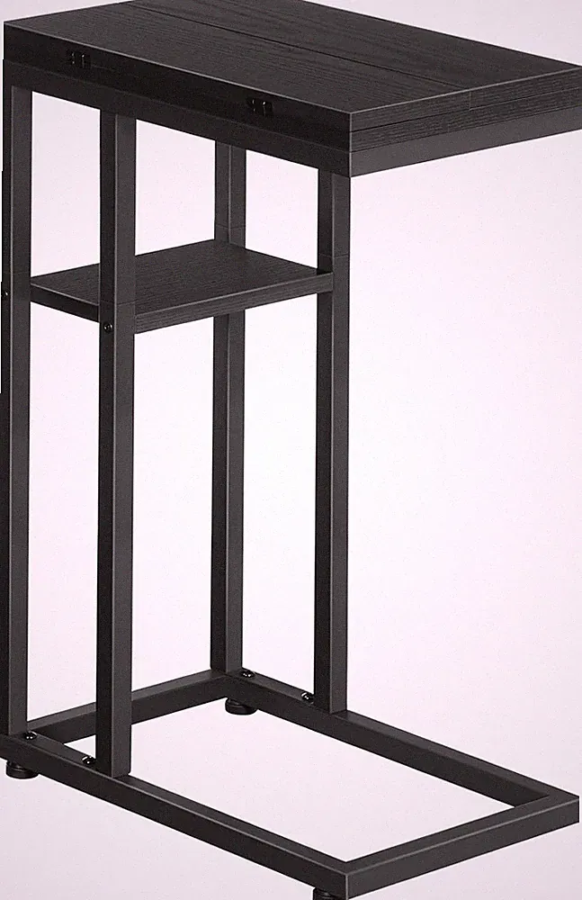 HOOBRO C-Form Beistelltisch, Klappbar Sofatisch Couchtisch Kaffeetisch EBK29SF01