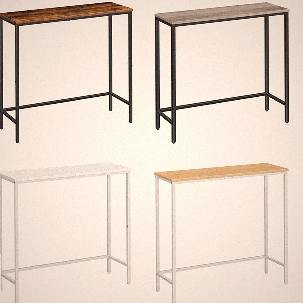 HOOBRO Konsolentisch Beistelltisch Flurtisch Sofatisch für kleinen Raum Eingang