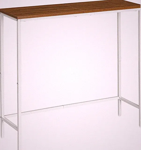 HOOBRO Schmaler Konsolentisch, 75 cm Beistelltisch, Flurtisch, Klein, Weiß
